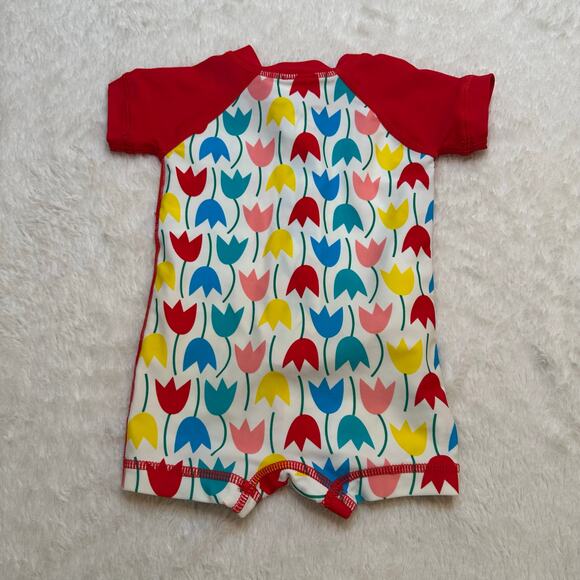 Hanna Andersson Tulip Rash Guard sz 50 (0-3 months) - Picture 4 of 4